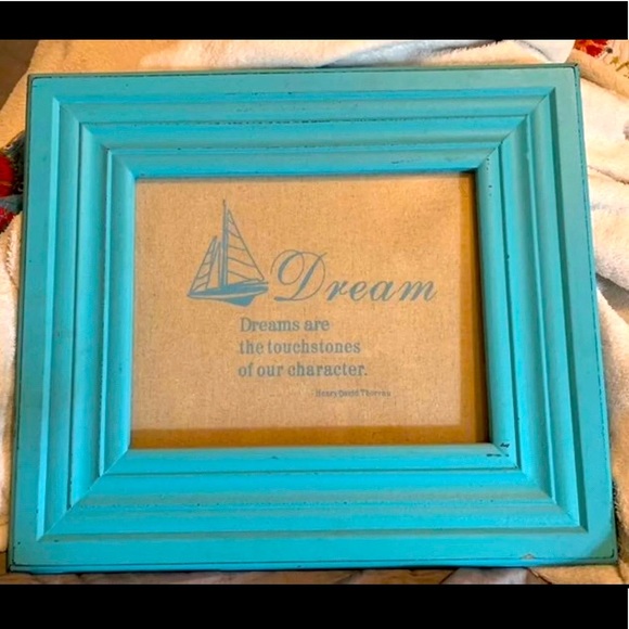 11 X 15.5 Turqouse Nautical Wall Art